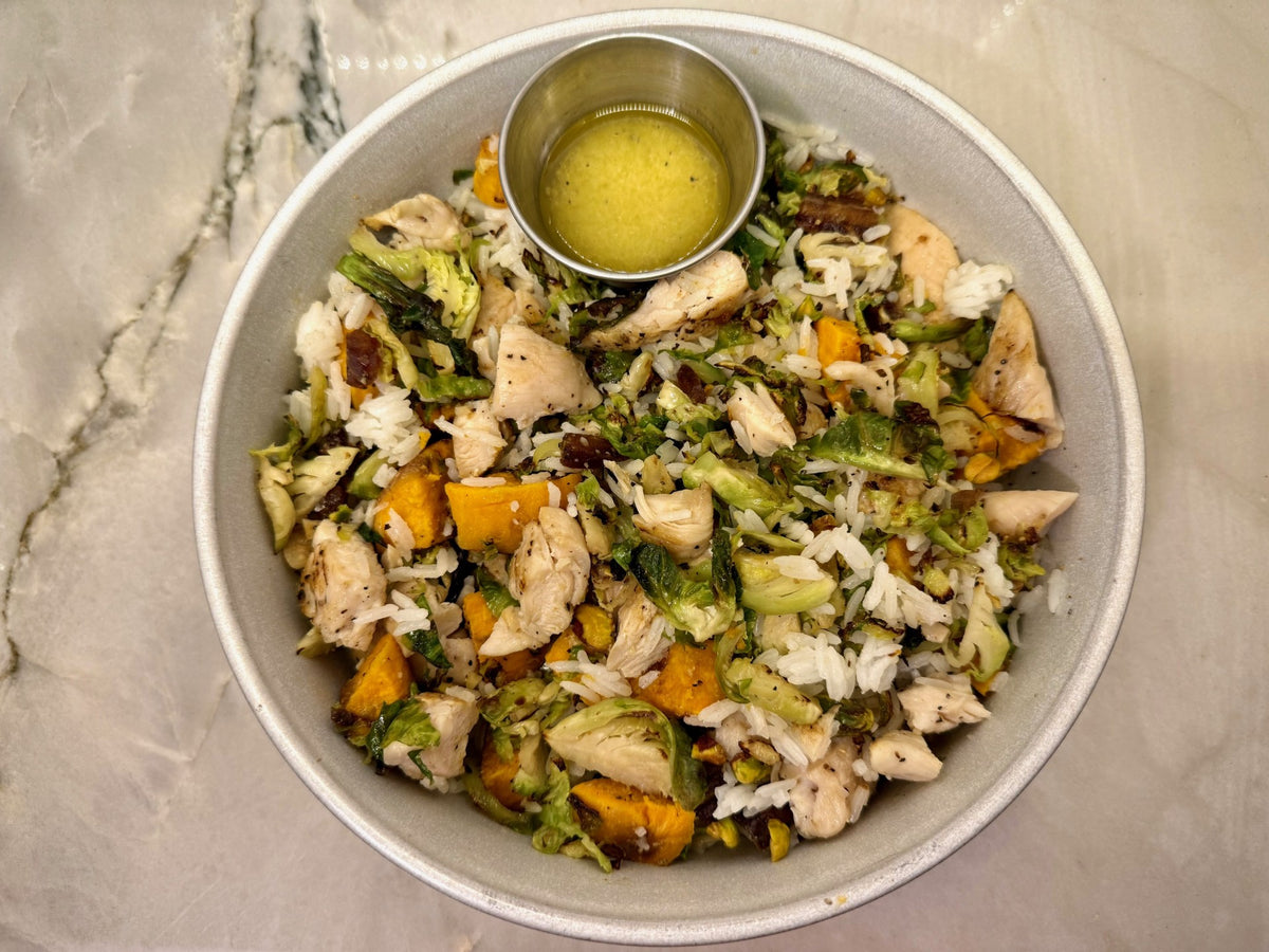 CHICKEN TENDERLOIN FALL HARVEST BOWL